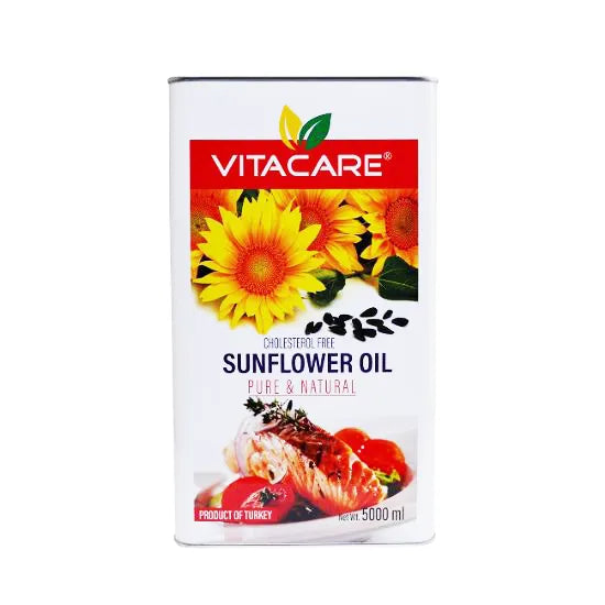 Vitacare Sunflower Oil 5 L Tin