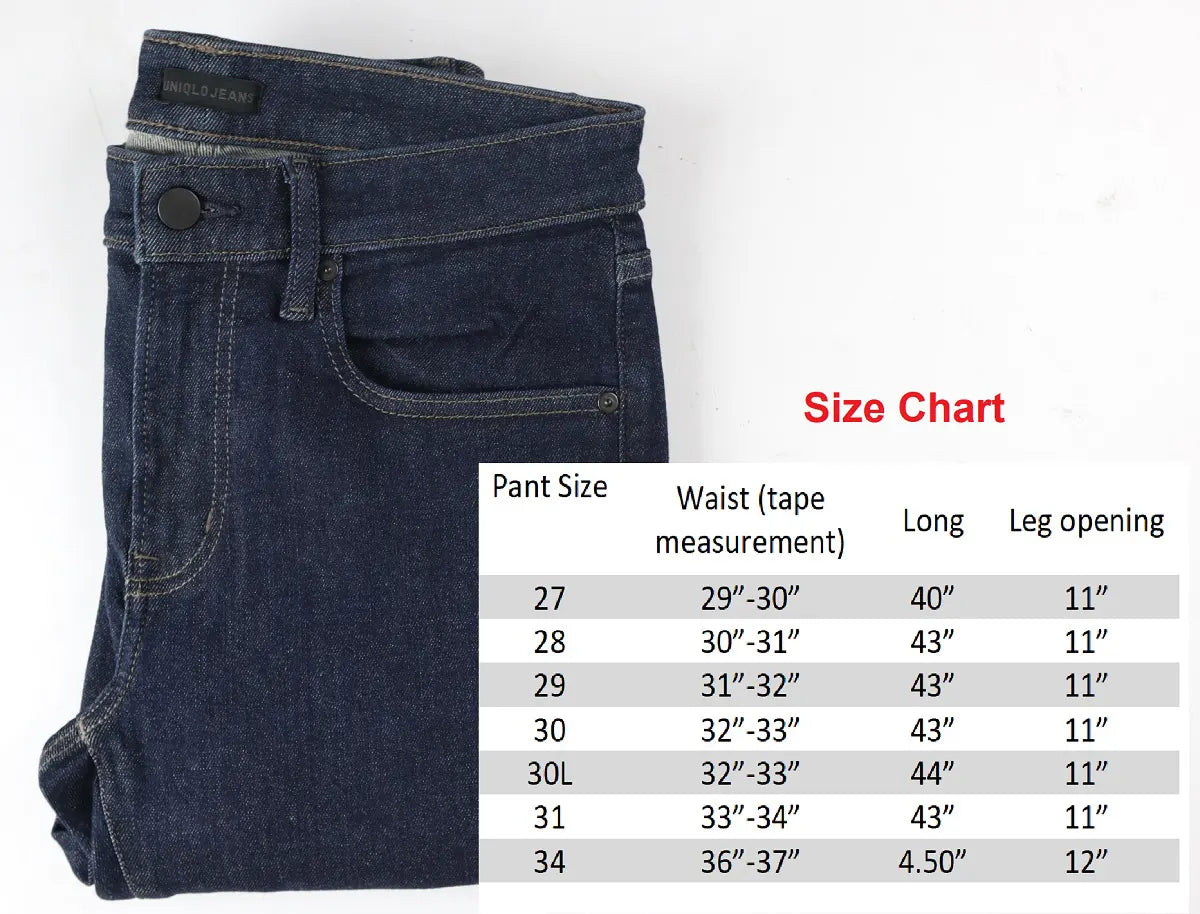 Premium Skinny Fit Raw Denim Jeans
