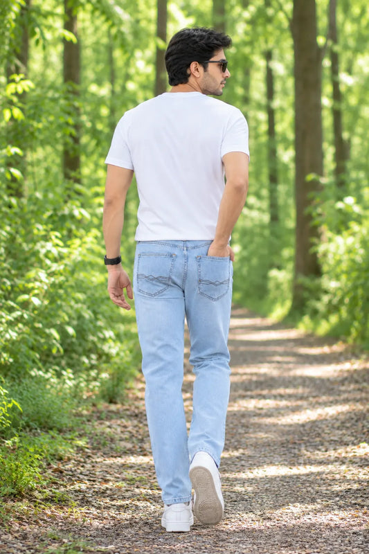 Premium Skinny Fit Light Blue Denim Jeans