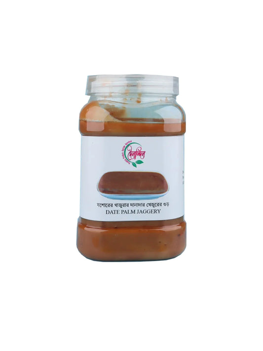 Date Palm Jaggery (যশোরের খাজুরার দানাদার খেজুরের গুড়) 1 kg