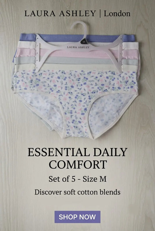 Branded women's panty Set (5 pcs)