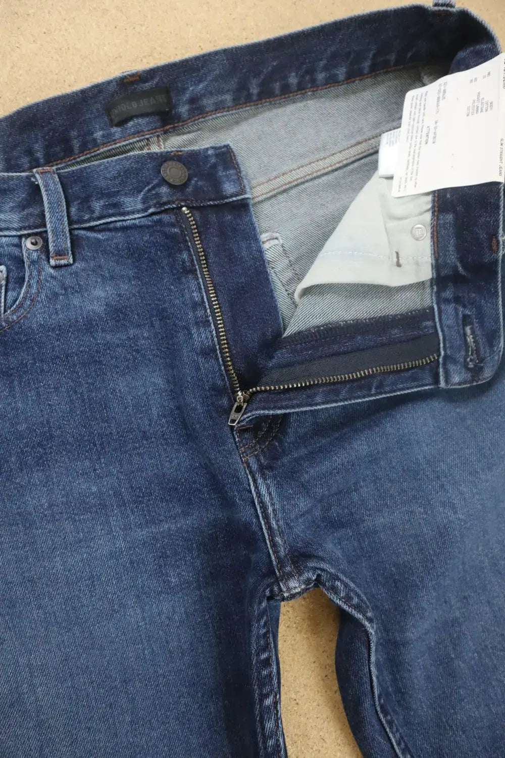 Premium Slim Straight Fit Blue Denim Jeans