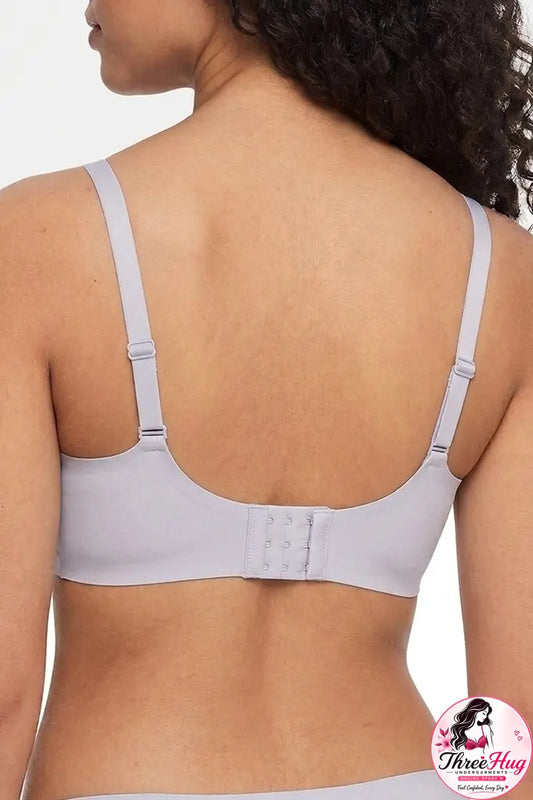 Women's Seamless Comfort Bra | Soft Stretch Molded Cup Bra with Adjustable Straps