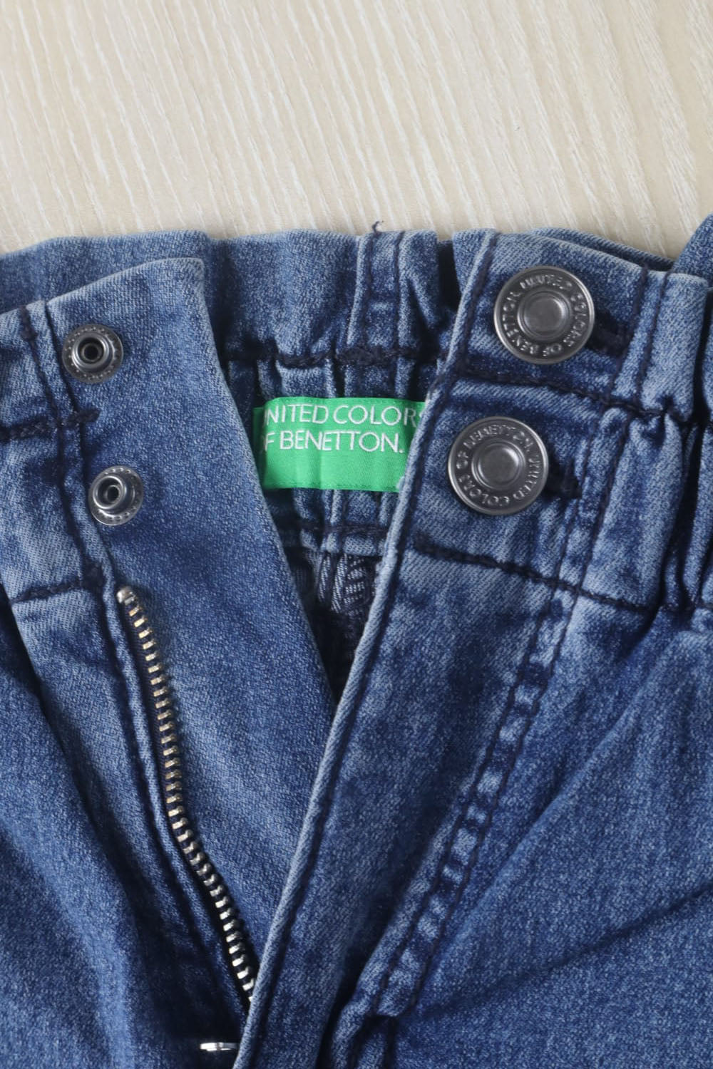 Branded Girls Blue Baggy Stretch Jeans